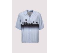 BOSS Hemd aus Viskose Blau XL Light/pastel blue