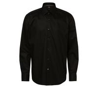 BOSS Hemd Herren Regular Fit Baumwolle schwarz, 43