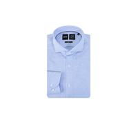 BOSS Slim Fit Jerseyhemd blau, Einfarbig