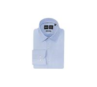 BOSS Slim Fit Businesshemd aus Stretch-Twill Modell 'P-HANK-KENT-C1-222' in Bleu, Größe 38