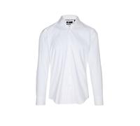 BOSS Slim Fit Businesshemd aus Feintwill mit Stretch-Anteil in Weiss, Größe 39