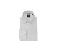 BOSS Slim-Fit Jersey-Hemd aus Baumwoll-Mix mit Streifen-Muster - Style P-HANK-K-261, 50567460 Blau gestreift 38