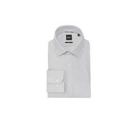 BOSS Slim-Fit Jersey-Hemd aus Baumwoll-Mix mit Streifen-Muster - Style P-HANK-K-261, 50567460 Blau gestreift 39