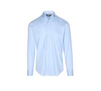 BOSS Slim-Fit Popeline-Hemd aus bügelleichtem Baumwoll-Mix - Style P-HANK-spread-C1-222, 50479915 Hellblau 43