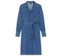 BOSS Hemdblusenkleid aus Selvedge-Denim mit Gürtel - Style Duestborne, 50532519 Blau 40