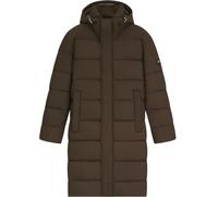 BOSS Black Steppparka Herren Stehkragen Mikrofaser grün, 54 (XL)