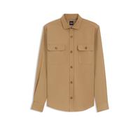 BOSS Heritage Casual-Fit Hemd aus kompakter Baumwoll-Popeline - Style H-ROB-SP-2P-263, 50567050 Beige XL