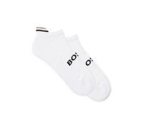 BOSS Herren 2p As Iconic Loop Cc Ankle Socks, White100, 39-42