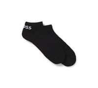 BOSS Sneakersocken 2P AS Sport CC – Knöchellange, Stretch-Gewebe, 2er-Pack Schwarz 43-46