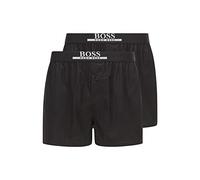 BOSS Herren 2P Boxer Shorts EW Pyjamaunterteil, -001 Black/Black, S