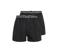 BOSS Herren 2P Boxer Shorts EW Pyjamaunterteil, -002 Black/Black Checked, S