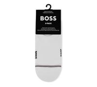BOSS Füßlinge aus elastischem Baumwoll-Mix im Zweierpack - Style 2P LC Iconic CC, 50522704 Weiß 43-46