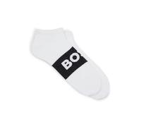 BOSS Herren 2p Logo Cc Sneakersocken, White100, 39-42 EU
