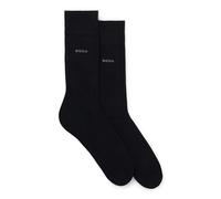 BOSS Socken mit Label-Print im 2er-Pack Modell 'RS' in Black, Größe 40/46