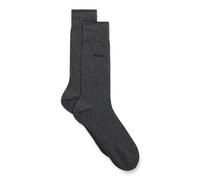 BOSS Mittelhohe Socken aus Baumwoll-Mix im Zweier-Pack - Style 2P RS Uni CC, 50516616 Grau 39-42