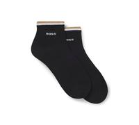 BOSS Herren 2p Stripe Cc SHORT_SOCKS, Black1, 39-42 EU