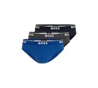 BOSS Herren 3er-Pack Klassische Stretch-Slips mit Normaler Passform Slip, Marineblau/Anthrazit/Blau, XX-Large