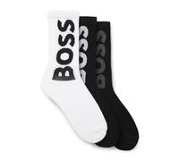 BOSS Herren 3p Qs Rib Logo CC Short_Socks