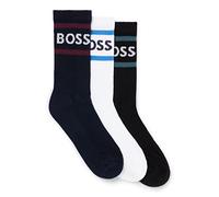 BOSS Herren 3p Rib Stripe CC Herrensocken (3er Pack)