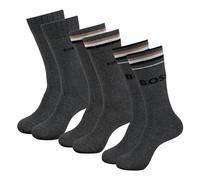 BOSS Herren 3P RS Rib Iconic CC Mittelhohe Socken mit Signature-Streifen im Dreier-Pack