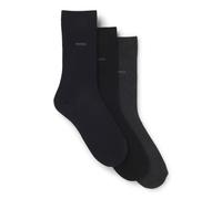Hugo Boss Socken 3P RS Uni Herren Baumwollmischung elastisch bunt Gr. 39-42