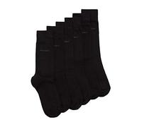 BOSS Socken breiter Gummibund Logoschriftzug 3er Pack schwarz 43-46