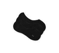 BOSS Dreier Pack Füßlinge aus Baumwoll-Mix - Style 3P SL Uni CC, 50541442 Schwarz 43-44