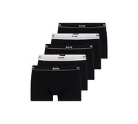 BOSS Herren 5er-Pack Essential Cotton Stretch Trunks, Dark Soil Black, S