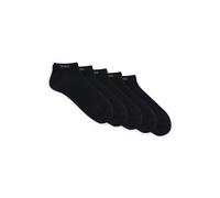 BOSS Fünfer-Pack Sneakers-Socken aus Baumwoll-Mix mit Branding - Style 5P AS Uni CC, 50493197 Schwarz 39-42