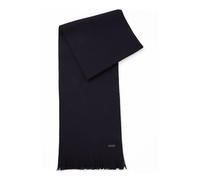 BOSS Schal aus nachhaltigerer Schurwolle mit Raschel-Strick - Style Albas, 50495340 Dunkelblau ONESI