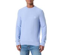 BOSS Herren Anion S Pullover aus Baumwoll-Piqué mit Logo-Patch
