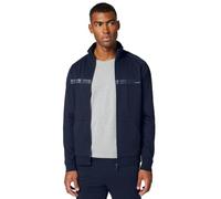 BOSS Herren Authentic Jacket Z Jacke aus Baumwoll-Terry mit Streifen und Logo