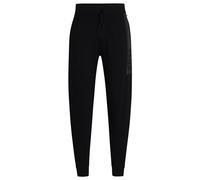 BOSS Jogginghose aus French Terry mit Beinbündchen und Logo-Print - Style Authentic Pants, 50510628 Schwarz XL