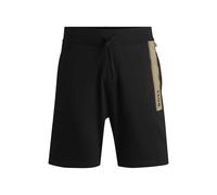 BOSS Herren Authentic Shorts aus Baumwoll-Terry mit Dégradé-Streifen - Stilvolle Badeshorts Herren