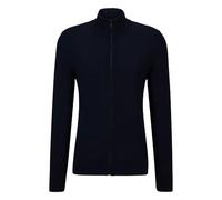 BOSS Orange Cardigan Herren Regular Fit Schurwolle blau, XXL