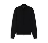 BOSS Herren Balonso Cardigan aus extrafeiner Merinowolle mit Reißverschluss Schwarz001 XXL