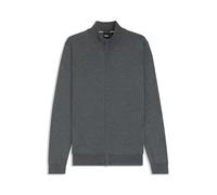 BOSS Herren Balonso-L Cardigan aus Schurwolle mit Reißverschluss und Logo-Stickerei