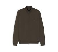 BOSS Herren Balonso-L Cardigan aus Schurwolle mit Reißverschluss und Logo-Stickerei