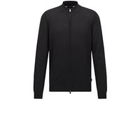 BOSS Herren Balonso Cardigan aus extrafeiner Merinowolle mit Reißverschluss Schwarz001 XXL