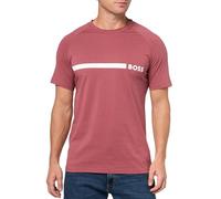BOSS Herren Baumwoll-t-Shirt mit Wiederholtem Logo Überwurf für Schwimmbekleidung, Rote Kartoffel, Medium