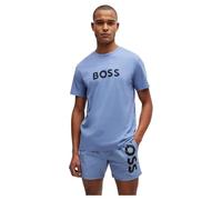 BOSS Herren Beach T Shirt Rn, -490 Open Blue, L