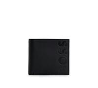 BOSS Herren Big BB 4 cc Coin Geldbörse aus genarbtem Leder mit Münzfach und Logo-Prägung