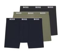 Boxershorts BOSS "BoxerBrLong 3P Power", Herren, Gr. XXL, open miscellaneous 977, Jersey, Obermaterial: 95% Baumwolle, 5% Elasthan, eng, Unterhosen (55236911-XXL) open miscellaneous 977