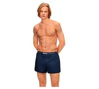 BOSS Black Herren Boxershorts 'NOS' hellblau / dunkelblau / weiß, Größe S Hellblau / Dunkelblau / Weiß