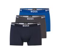 BOSS Hugo Herren Trunk 3p Co/EL Boxershorts, Open Blue 487, L