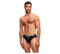 BOSS Dreier-Pack Slips aus Stretch-Baumwolle mit Logos am Bund - Style Brief 3P Power, 50475273 Weiß / Grau / Schwarz XL