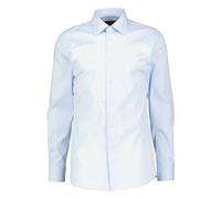 BOSS Herren Businesshemd Popeline mit Stretch L-HAYS Slim Fit, bleu, Gr. 41