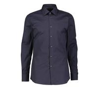 BOSS Herren Businesshemd Popeline mit Stretch L-HAYS Slim Fit, marine, Gr. 41