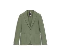 BOSS Slim-Fit Sakko aus fein gemustertem Baumwoll-Mix - Style C-Hanry-J-252, 50545863 Grün 50
