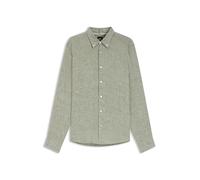 BOSS Herren C-LIAM-S-BD-C1-243 Regular-Fit Button-Down-Hemd aus Leinen Grün L